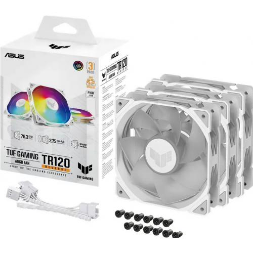 Fan AS TUF Gaming TR120 ARGB RV WHI 3IN1 [6]
