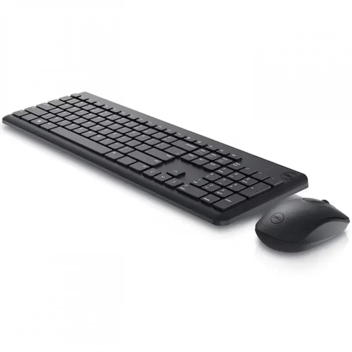 Kit tastatura + mouse wireless Dell KM3322W, Layout US International, Negru [2]