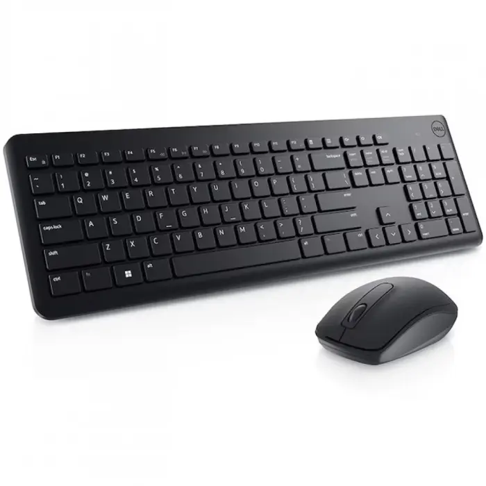 Kit tastatura + mouse wireless Dell KM3322W, Layout US International, Negru [3]