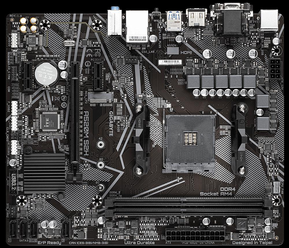 MB GIGABYTE A520M S2H AM4 [2]