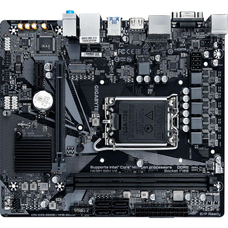 MB GIGABYTE H610M S2H V2 LGA1700 DDR5 [4]