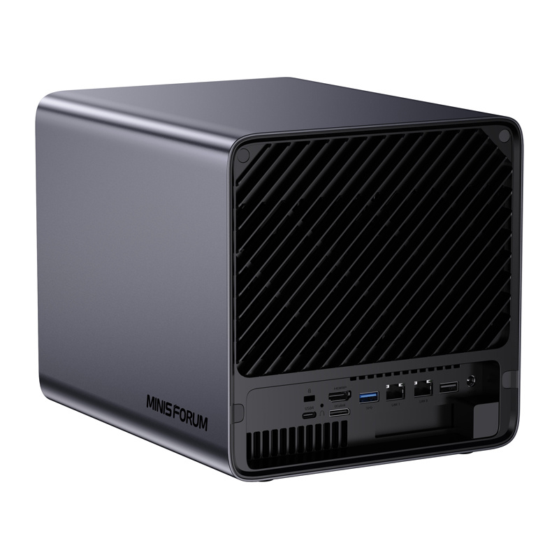 MINI-PC Minis Forum NAS N5 AMD Ryzen 7 H255, 16GB+128GB stocare OS [3]