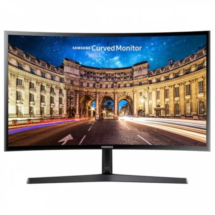 Monitor Curbat Gaming Refurbished LED VA Samsung 24",1800R, Full HD, FreeSync, Flicker Free, HDMI, Slim, Negru, LC24F390FHRXEN [1]