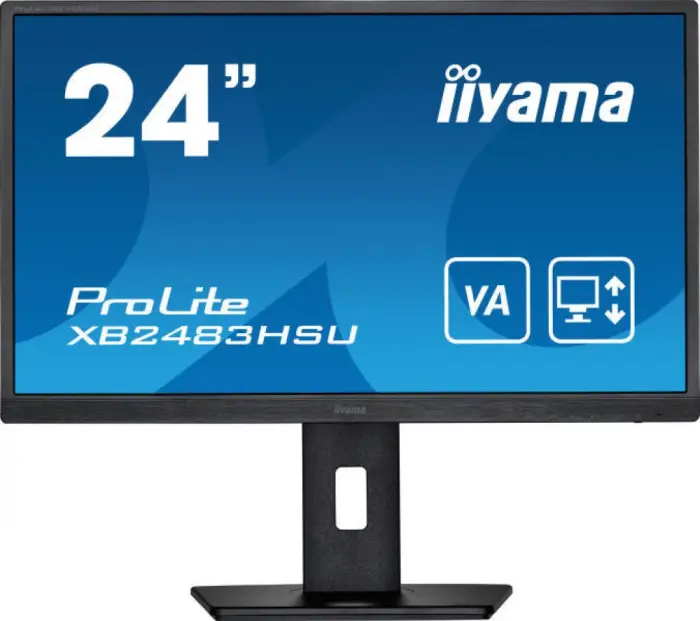 Monitor iiyama ProLite B2483HSU-B5 24" TN 1ms FlickerFree BlueLightReduction VGA/DP/HDMI [4]