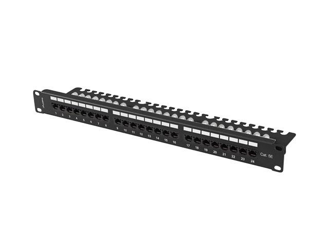 Patch panel 24 porturi 1U Cat.5e UTP ng [2]