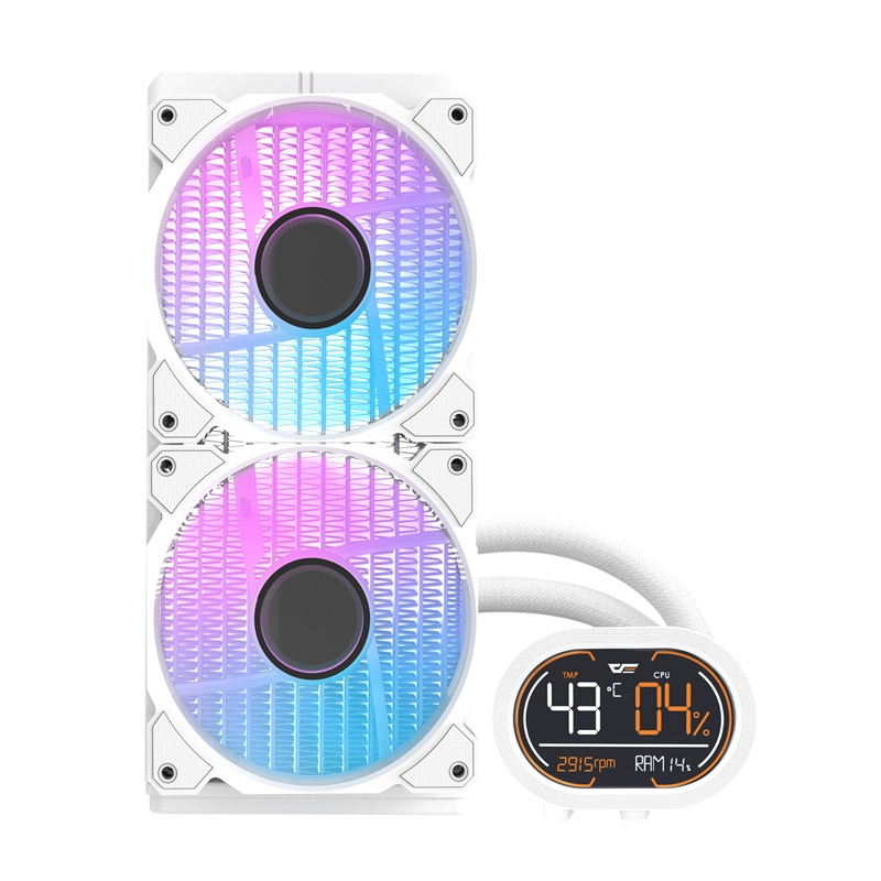 Răcitor de apă Darkflash DH240D CPU (alb) [3]