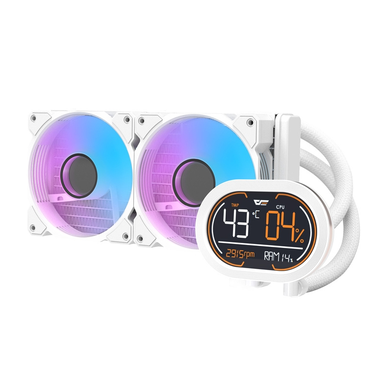 Răcitor de apă Darkflash DH240D CPU (alb) [2]