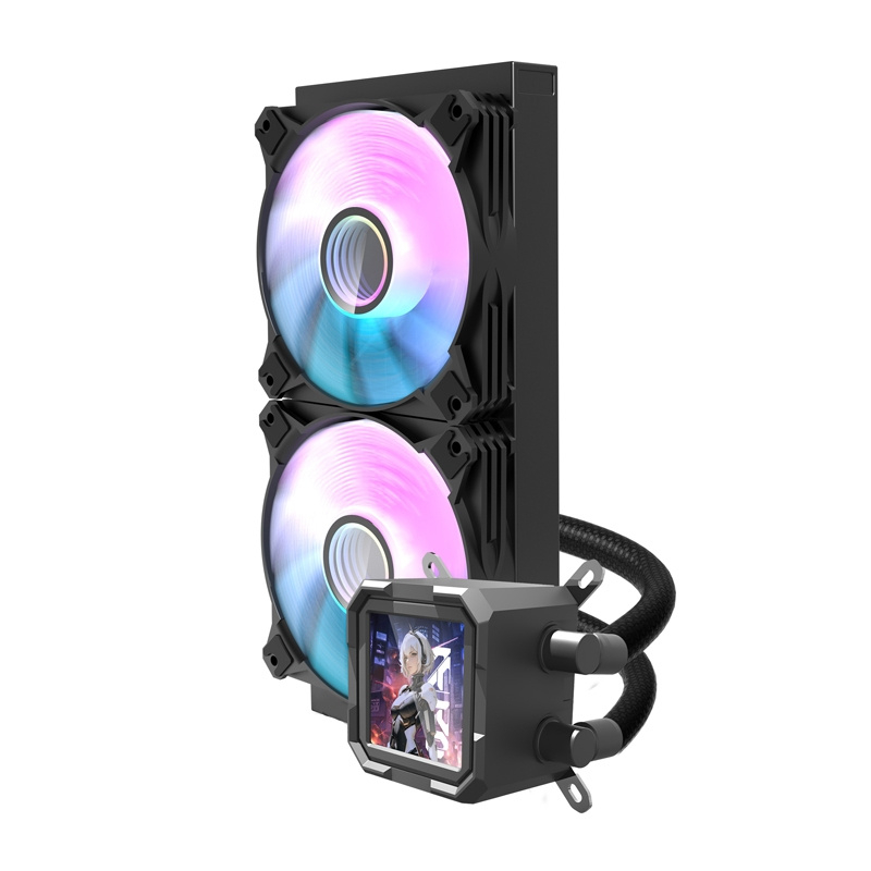 Răcitor de apă Darkflash DV240S pentru CPU (negru) [2]