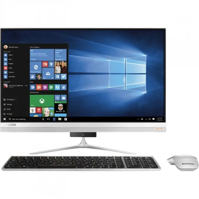 Sistem Desktop PC Lenovo IdeaCentre All-in-One 510S-23ISU cu procesor Intel® Core™ i5-6200U 2.30GHz, Skylake™, 23", Full HD, 8GB, 1TB [1]