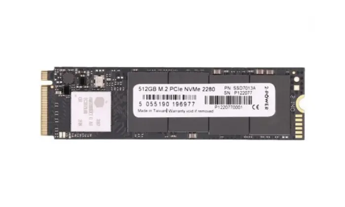 SSD 2-Power 512GB M.2 PCIe NVMe 2280, bulk [1]