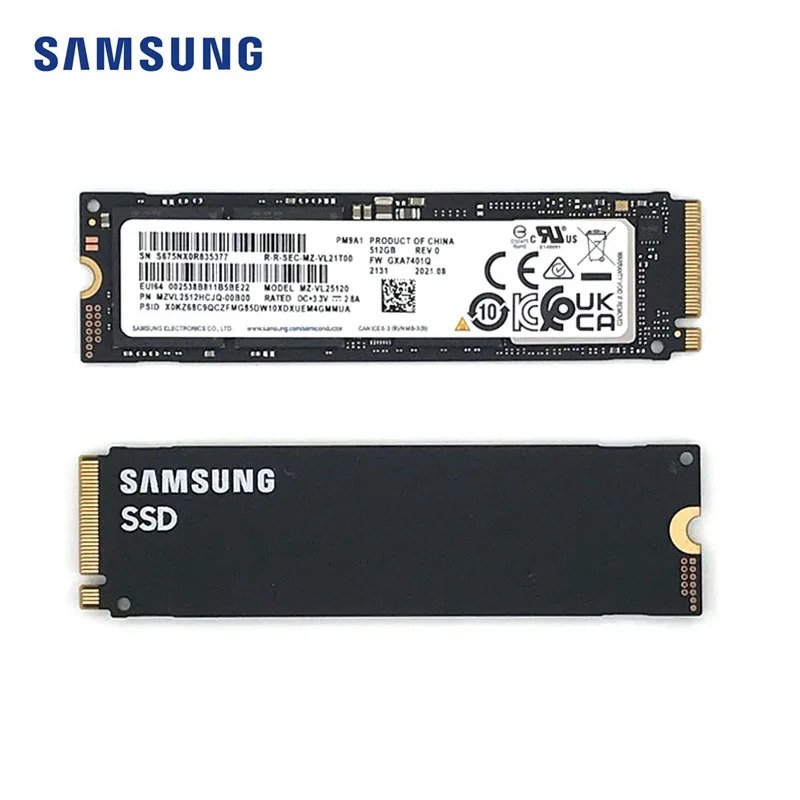 SSD Samsung, 512 GB M.2, 2280 PCI-E x4, Negru, bulk [2]