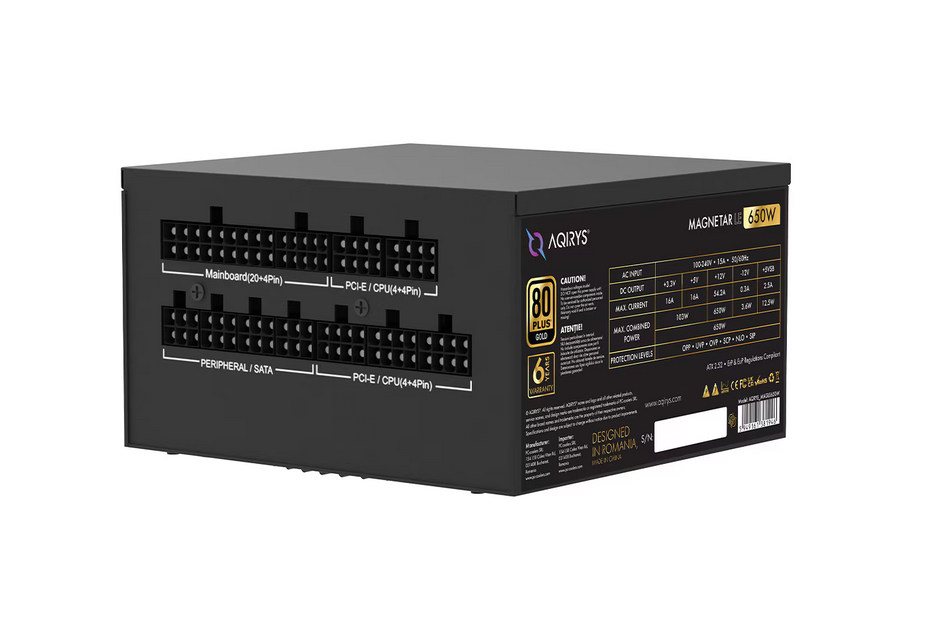 Sursa Aqirys Magnetar LE 650W 80 Gold+ [6]