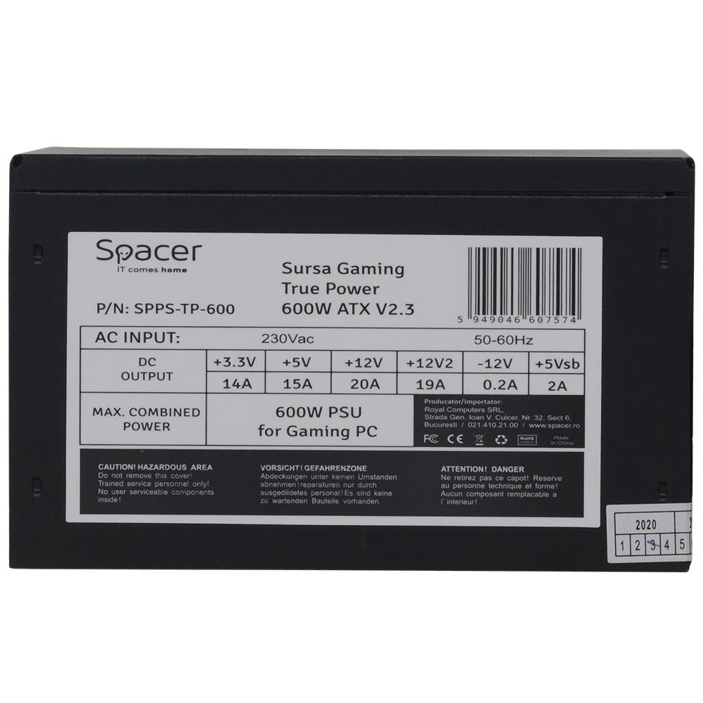 Sursa Spacer ATX TP600 600W [3]