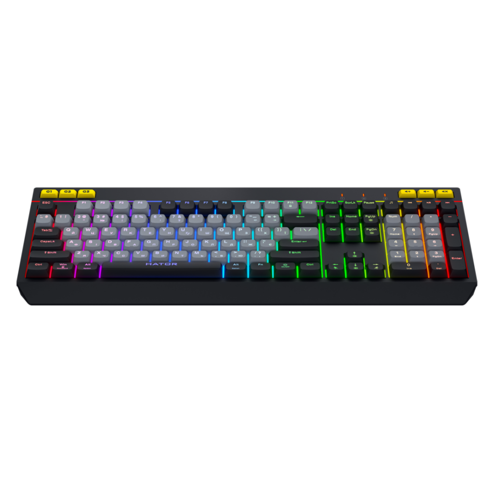 Tastatura mecanica Hator Icefall alb-ng [2]
