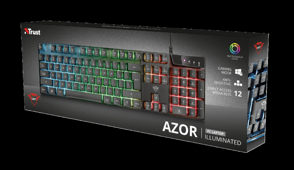 Tastatura Trust GXT 835 Azor cu fir, ng [8]