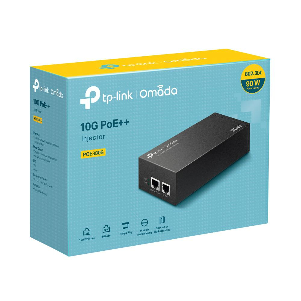 TP-LINK POE+ INJECTOR 10Gbps POE380S [2]