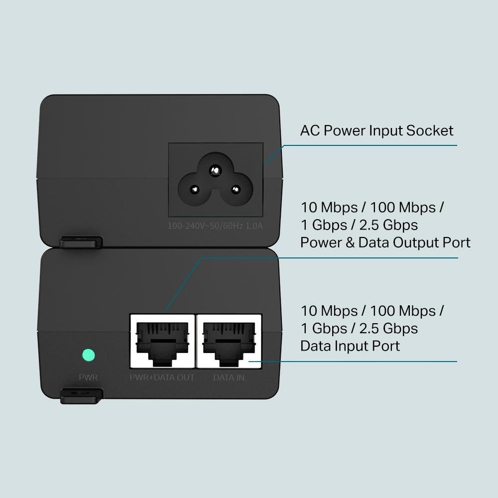 TP-LINK POE+ INJECTOR 2.5G TL-POE260S [5]