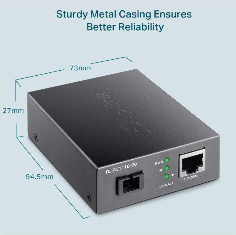 TP-LINK WDM MEDIA CONVERTER TL-FC111B-20 [2]