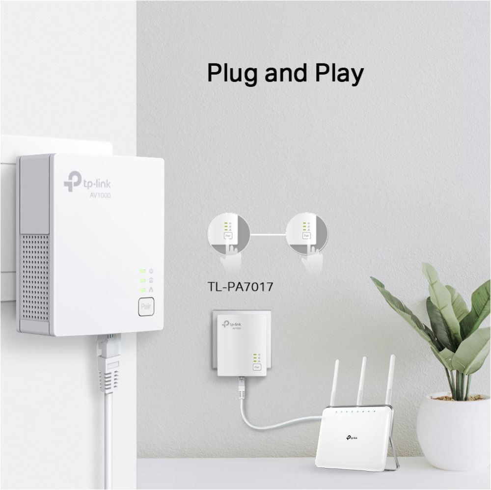 TPL AV1000 POWERLINE GIGABIT KIT [3]