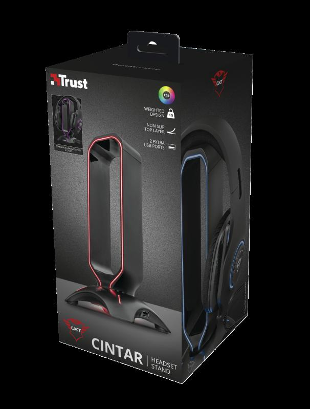 Trust GXT 265 Cintar RGB Headset Stand [10]