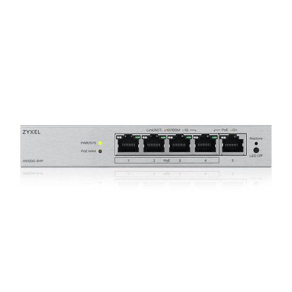 ZYXEL GS1200-5HPV3 5P 4PoE WEBMNG SWITCH [6]