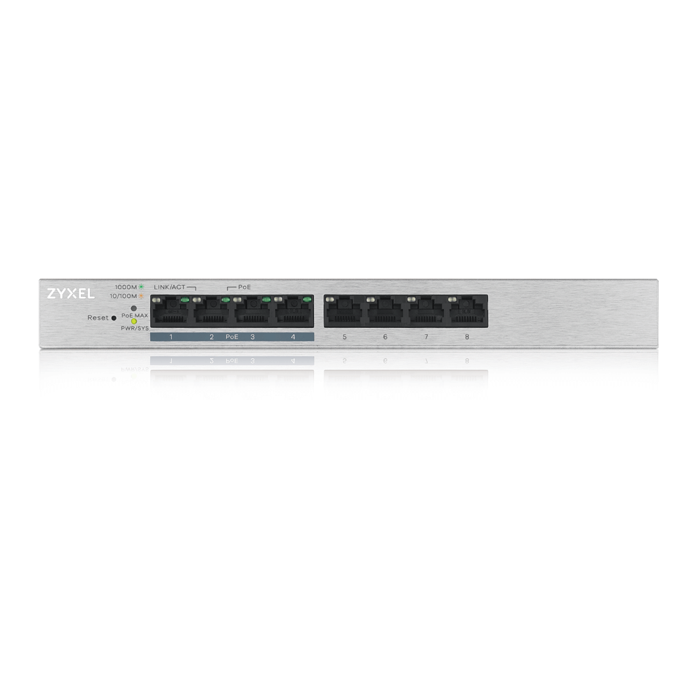 ZYXEL GS1200 8-Port WebManagedPoE GBE SW [2]