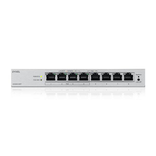 ZYXEL GS1200-8HPV3 8P 4PoE WEBMNG SWITCH [4]