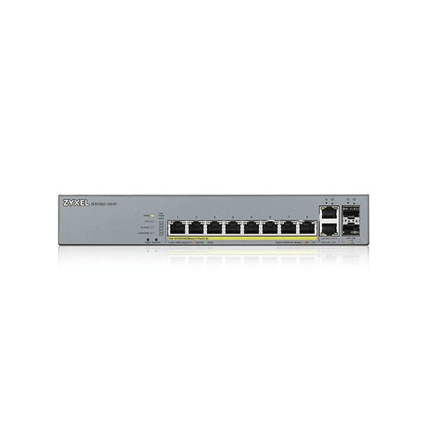 ZYXEL GS1350-12HP 12-PORT GBE POE SWITCH [2]