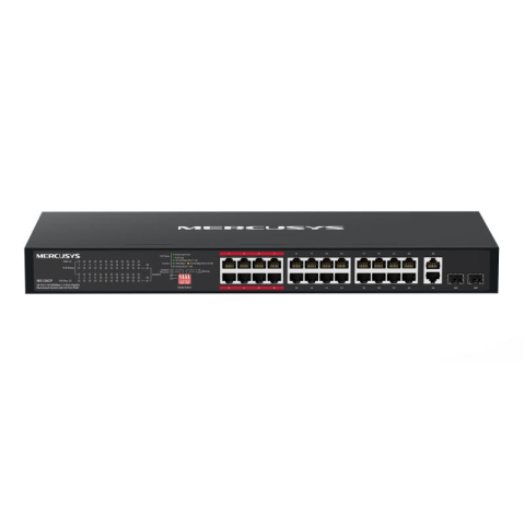 Retelistica - 24-Port 10/100Mbps + 2-Port Gigabit Sw
