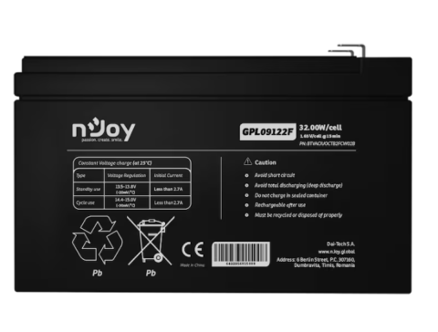 Periferice - ACUMULATOR NJOY GPL09122F 12V