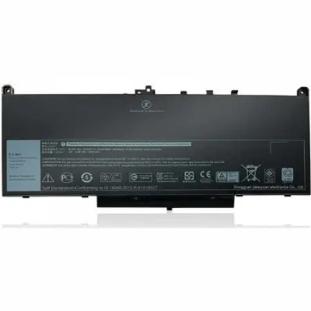 Baterii laptop - Baterie compatibila cu laptop Dell Latitude E7270 E7470 Series J60J5 7.6V 7200mAh 55Wh