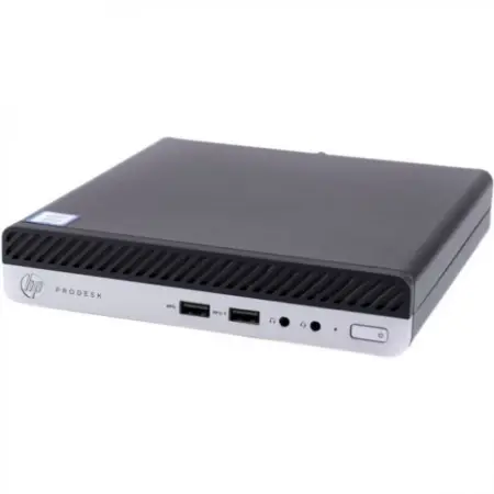 Calculatoare REFURBISHED - Calculator REFURBISHED mini HP ProDesk 400 G4 Mini PC, Intel Core i3-8100, 8GB DDR4, 256GB SSD, Windows 10 Pro