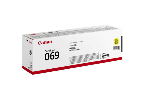 Tonere - CANON CRG069Y YELLOW TONER CARTRIDGE