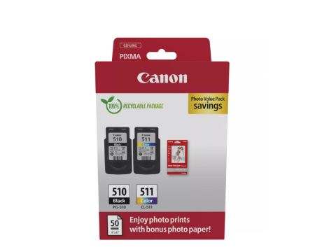 Imprimante&Consumabile - CANON PG-510 /CL-511 PHOTO VALUE PACK