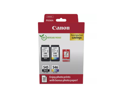 Cartuse cerneala - CANON PG-545 /CL-546 PHOTO VALUE PACK
