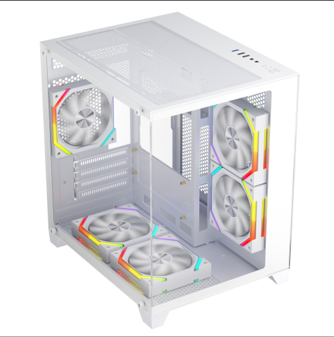 PC, Componente & Software - Carcasa 1STPLAYER Gaming BV5 WHITE