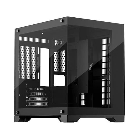 PC, Componente & Software - Carcasa 1STPLAYER Gaming MV5 TP BLACK