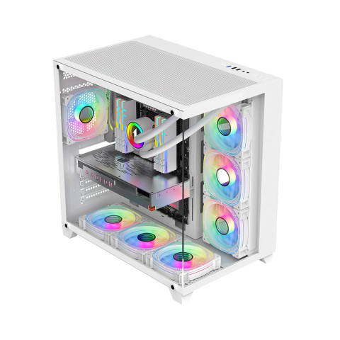 Carcasa 1STPLAYER Gaming MV8 WHITE [1]