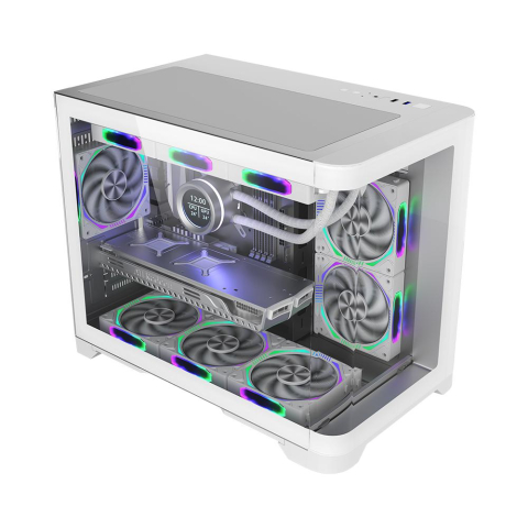 Carcasa 1STPLAYER Gaming UV6 WHITE [1]