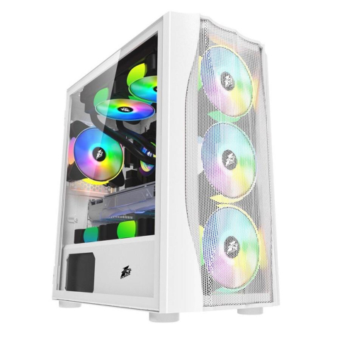 Componente PC NOI - Carcasa 1STPLAYER Gaming X3-M-4F1-W-WH