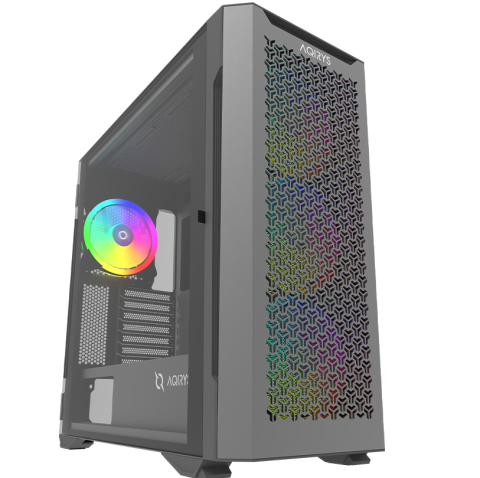 PC, Componente & Software - Carcasa Aqirys Aquilla Midi Tower Black