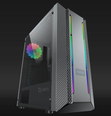 PC, Componente & Software - Carcasa Aqirys Mizar Midi Tower Black
