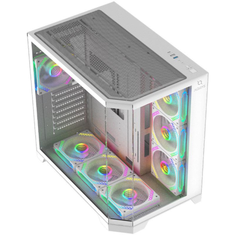 PC, Componente & Software - Carcasa Aqirys Titan Midi Tower White