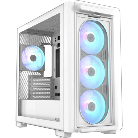 PC, Componente & Software - Carcasa Asus A23 PLUS TG ARGB WHITE