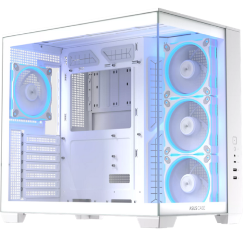 PC, Componente & Software - Carcasa Asus A32 PLUS TG ARGB WHITE