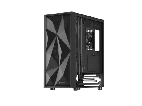 PC, Componente & Software - Carcasa GENESIS DIAXID 605F MID TOWER BL