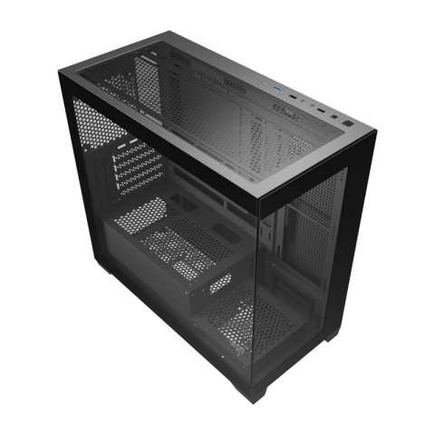 Carcasă pentru computer Darkflash C218M + 6 ventilatoare ARGB (negre) [6]