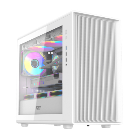 Carcase - Carcasă pentru computer Darkflash DB460M (alb)