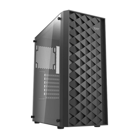 Carcasă pentru computer Darkflash DK351 (negru) + 4 ventilatoare RGB [1]