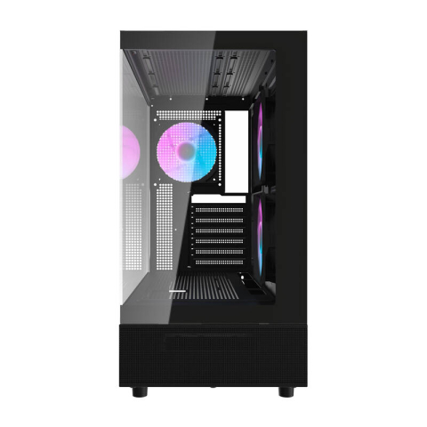 Carcasă pentru computer Darkflash DPX90 (negru) + 3 ventilatoare [4]